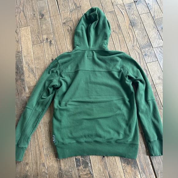 Men’s Roots Full Zip Green Hoodie Sz M - Picture 8 of 10